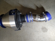 Impreza WRX/STI Zero Sports airfilter and intake pipe. Discontinued product from Japan.